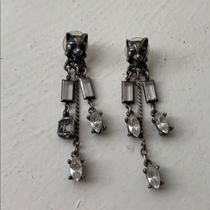 VTG Whimsical Cat Earrings